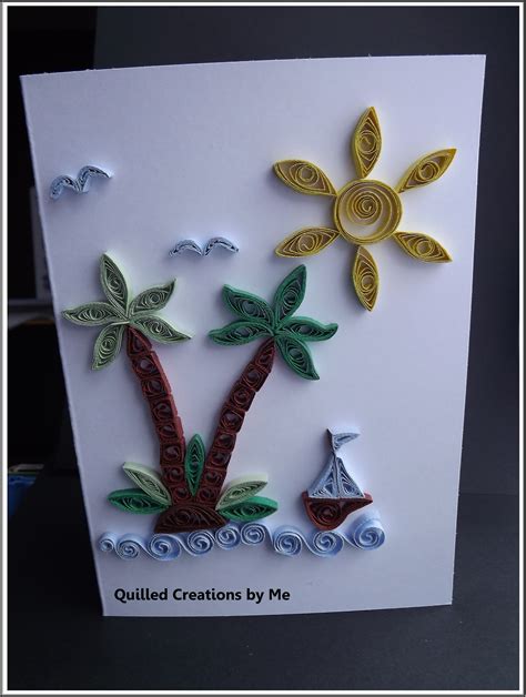 Quilled Greeting Card Made By Quilled Creations By Me Quilling