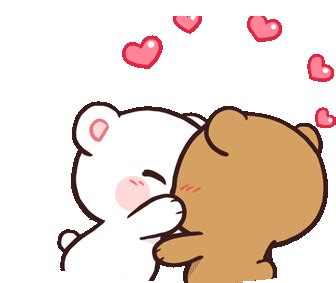 Mocha Kiss Sticker Mocha Kiss Sweet Discover Share Gifs Easy Love Drawings Cute Bear