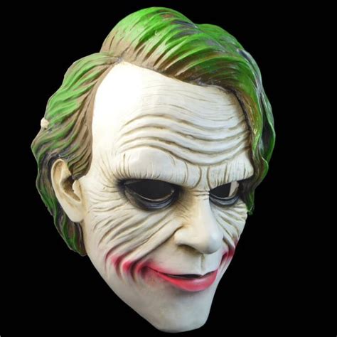 Joker Mask Batman Clown Costume Cosplay Movie Adult Party Masquerade