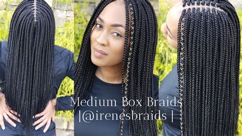 Medium Box Braids