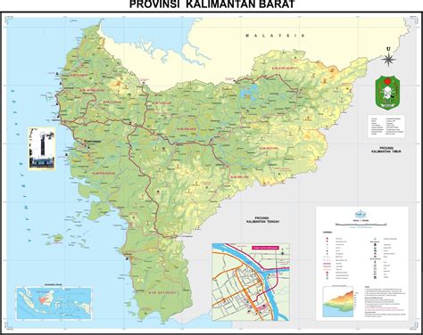 Takjub Indonesia Peta Kalimantan Barat