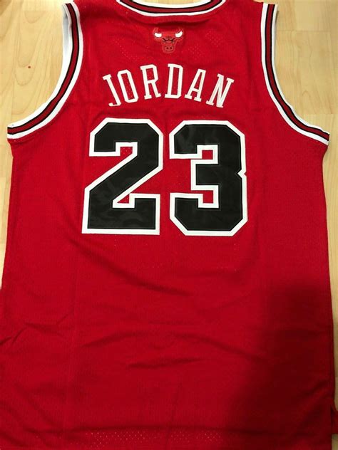 Nba Jersey Michael Jordan 23 Chicago Bulls Black White Red Colour