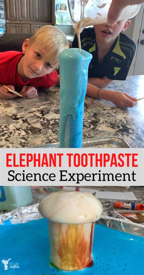Elephant Toothpaste Science Experiment Uplifting Mayhem