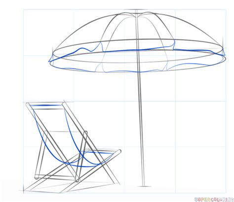 How To Draw A Beach Chair From The Back Next We Tackle The Legs