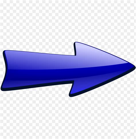 Free Download Hd Png Blue Arrow Pointing Right Png Transparent With