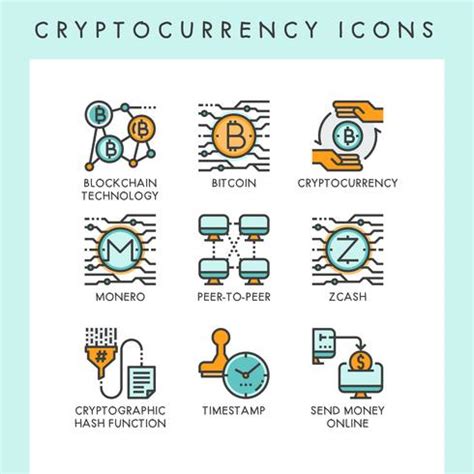 Cryptocurrency icons concept illustrations - Download Free ...