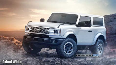 The early configurator on the ford site doesn't list all the options on the sheet. 2021 Ford Bronco Rendered Stylishly In Both 2- And 4-Door ...