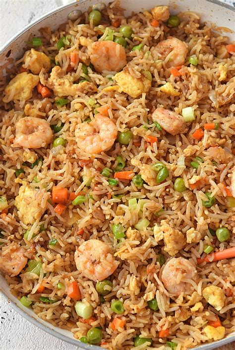 Authentic Chinese Shrimp Fried Rice Savory Bites Recipes A Food