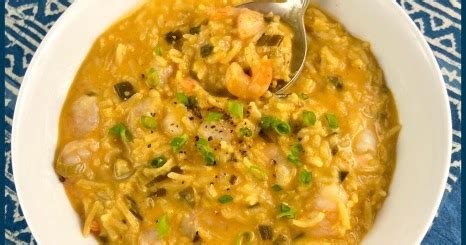 Jamie oliver says to try adding flavour to your rice by popping some flavourings into the water such as we recommend 125ml water to 100g rice or, if using cups, 1 and 1/4 cups to 1 cup rice. Kahakai Kitchen: Jamie Oliver's Speedy Spiced Shrimp Soup ...