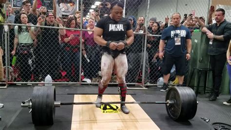 Cc Holcomb Deadlifts 600 Lbs X 4 Reps In The Animal Pak Cage 2019 Youtube