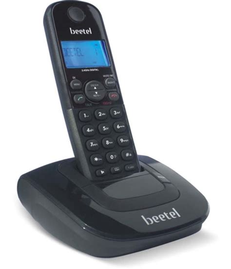 Buy Beetel X66n Cordless Landline Phone Black Online At Best Price
