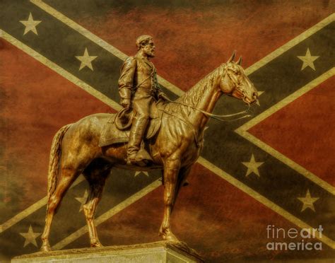 Robert E Lee Statue Gettysburg Digital Art By Randy Steele Fine Art