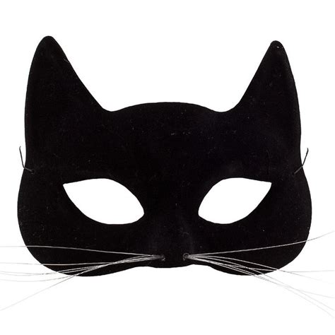 Black Cat Mask 6 12in X 4 34in Cat Mask Black Cat Cat Costumes