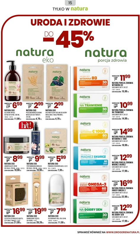 Natura Gazetka Promocyjna Wa Na Od Do Strona Nr