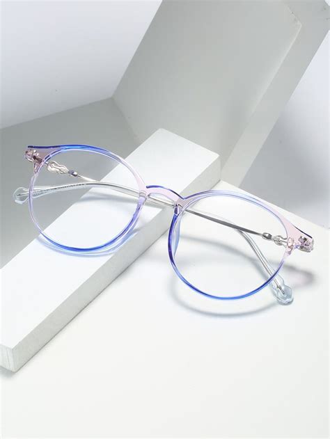 round frame anti blue light eyeglasses clear glasses frames women glasses frames trendy