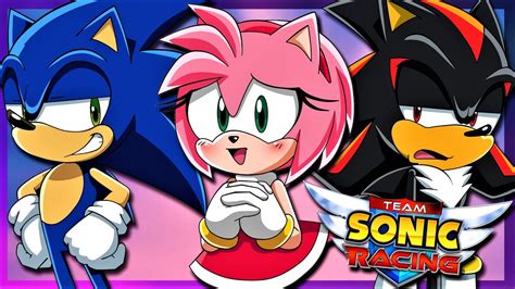 Sonic Amy And Shadow Play Team Sonic Racing Live Stream Youtube
