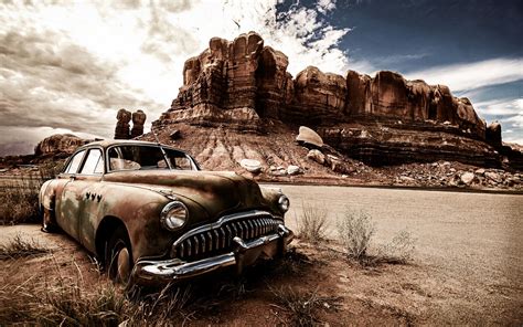Vintage Dusty Car Hd Cars 4k Wallpapers Images