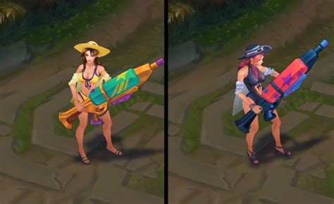 Pool Party Caitlyn Chroma Skin League Of Legends Skin