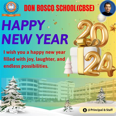 Happy New Year 2024 Don Bosco School