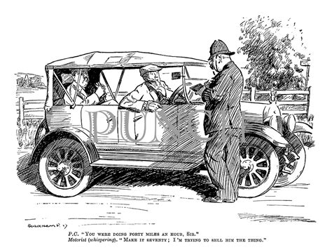 Punch Cartoons On Holidays Motoring Transport Punch Magazine Cartoon
