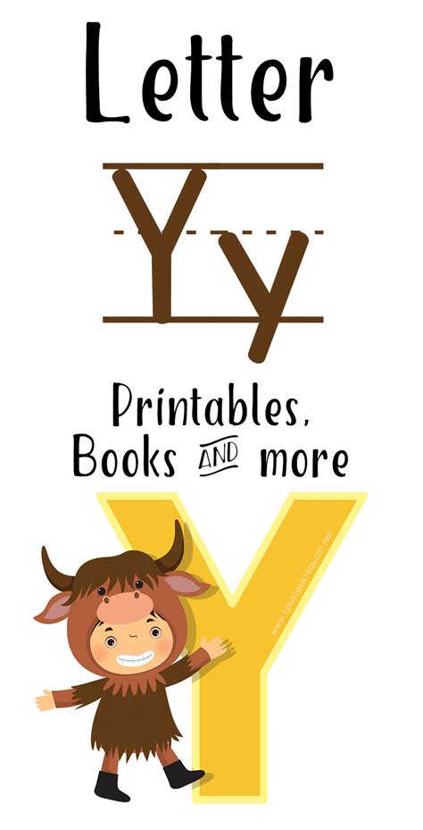 Letter Y Printables Books And Ideas 1111