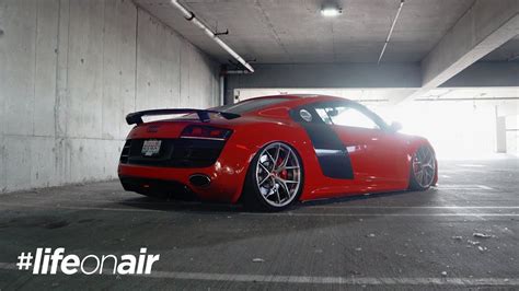 Jacks Ultramotive Audi R8 On Air Suspension Lifeonair Youtube