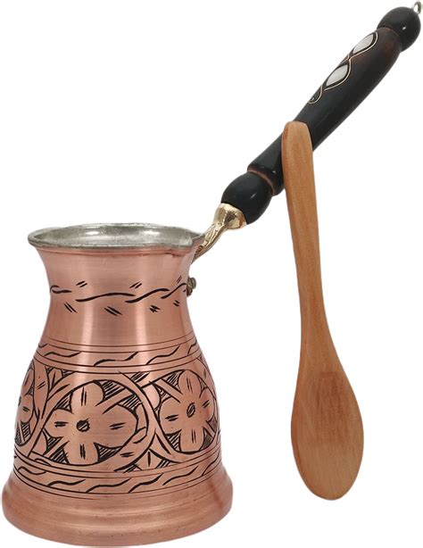 Buy Erbulus Oz Large Copper Turkish Greek Arabic Coffee Pot With