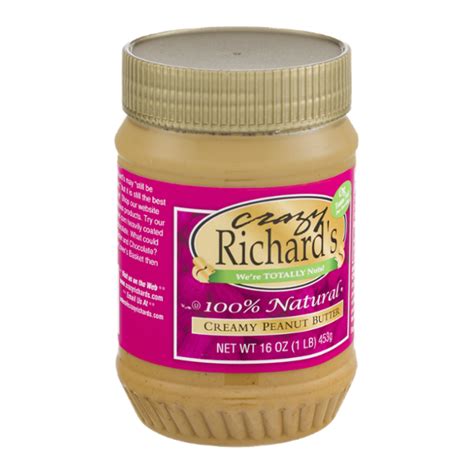 Crazy Richards 100 Natural Creamy Peanut Butter Reviews 2019