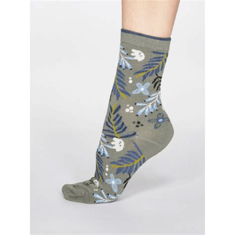 Thought Womens Nelly Bamboo Socks In Sage Greenparkinsons Lifestyle