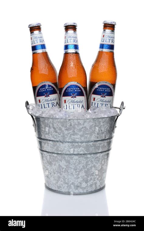 Irvine Ca May 25 2014 Michelob Ultra Bottles In A Bucket Of Ice