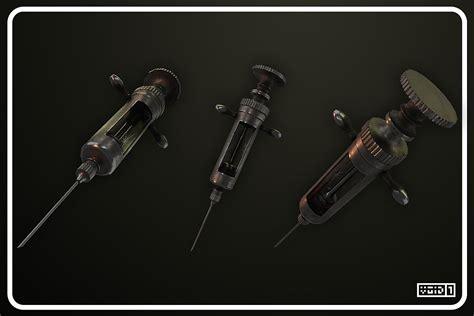 Steampunk Syringe Free 3d Assets Collection