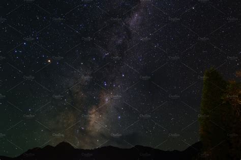 The Milky Way Over New Zealand Nature Stock Photos ~ Creative Market