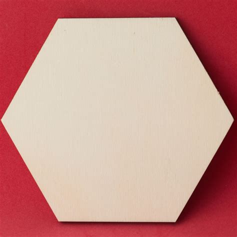 Unfinished Wood Hexagon Cutout All Wood Cutouts Wood Crafts Hobby