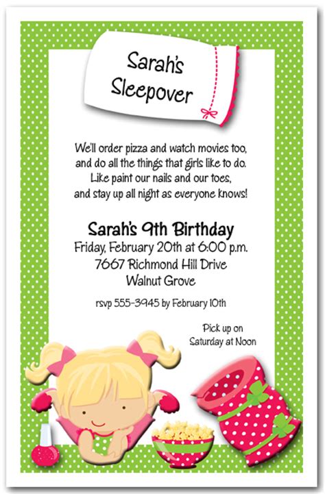 Do you see yourself at the company in five years? Sleepover Party Invitations, Girls Pajama Party Invitations