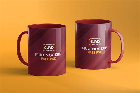 Mug Mockup Free Psd 3 Mug Mockups