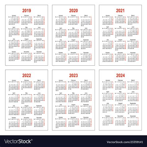 2021 2022 2023 2024 Calendar Spanish Calendar 2021 2022 2023 2024