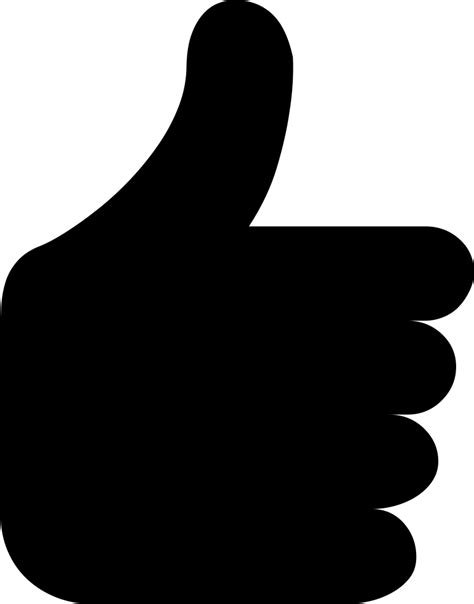 Download Png File Thumbs Up Icon Svg Clipart 3916630 Pinclipart