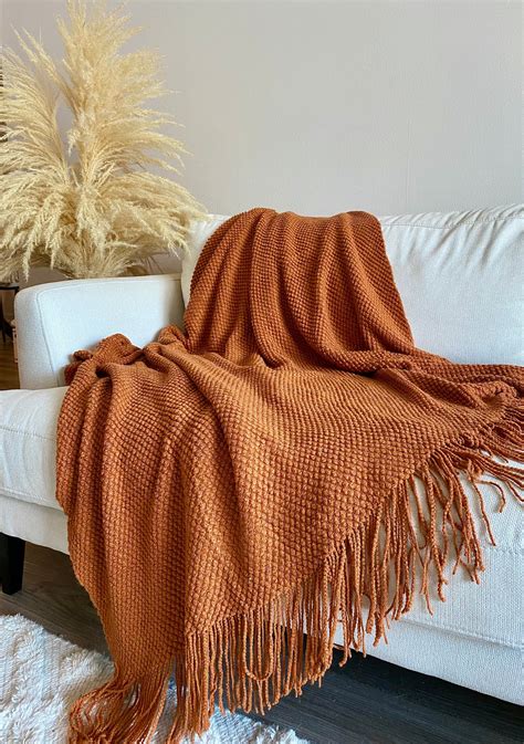 Rust Colored Throw Blanket Cheapest Factory Save 54 Jlcatjgobmx