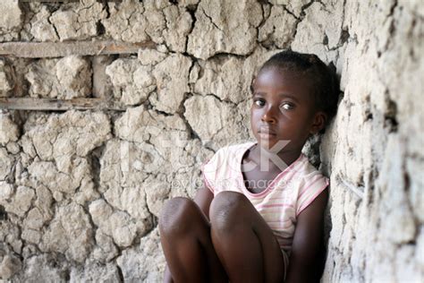 Sad African Girl Stock Photo Royalty Free Freeimages