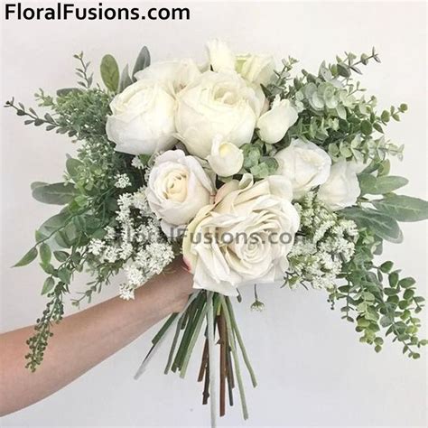 White Roses Bouquet Made With Fresh Flowers And Hand Delivered To You