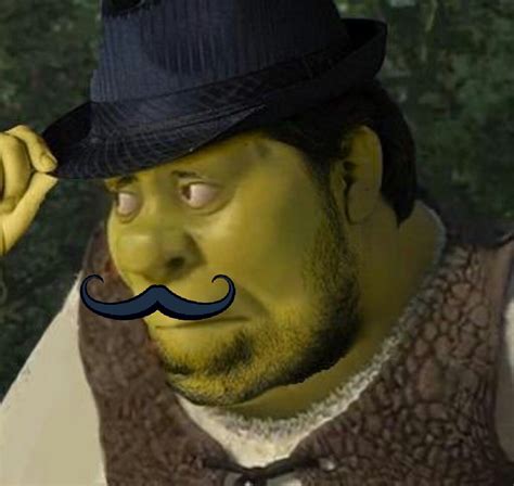 Mustache Shrek Fedora Know Your Meme