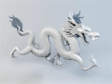 Chinese Dragon 3d Model Free