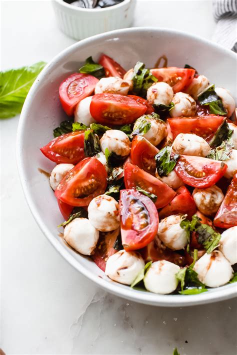 Marinated Mozzarella Tomato Salad Recipe Little Spice Jar