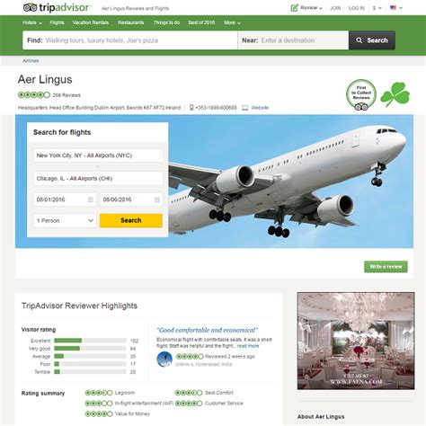 Tripadvisor Launches Airline Reviews To Global Audience