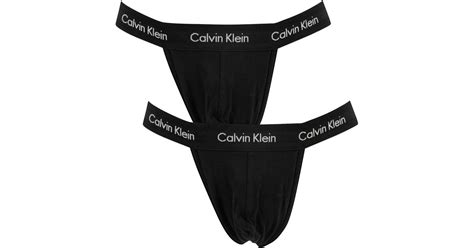 Calvin Klein Pack Thongs In Black For Men Save Lyst