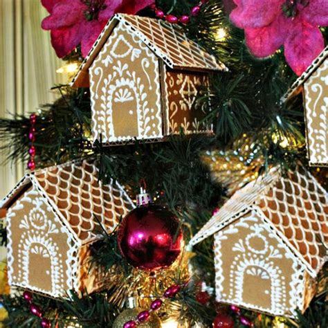 How To Make Cardboard Gingerbread Houses Recycled Crafts