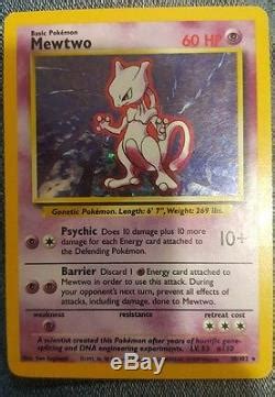 Check spelling or type a new query. 1995 Mewtwo Original Rare Holo Pokémon Card
