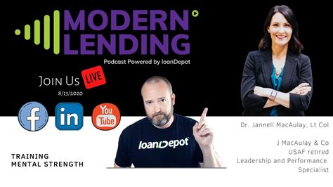 Live Modern Lending Podcast With Dr Jannell Macauley Lt Col J