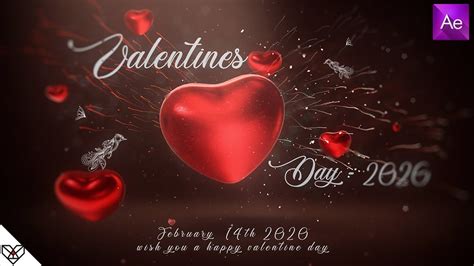 Free - Valentine Day | Free download After Effects Template - YouTube