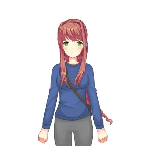 Monika With Regular Clothes Ddlc